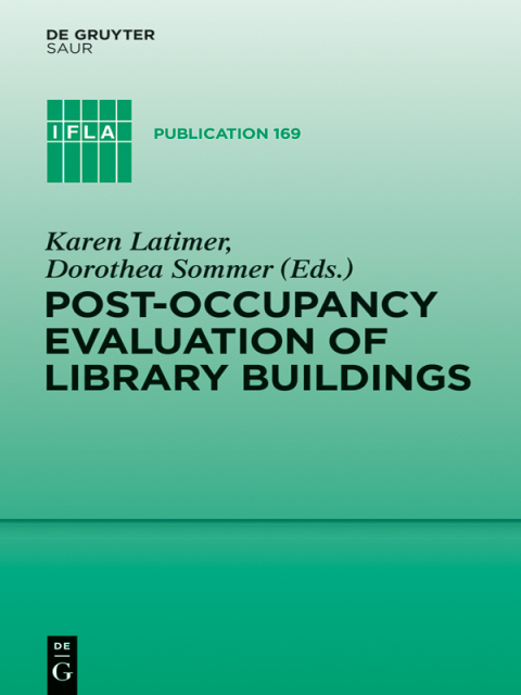 Cover image for book Post-occupancy evaluation of library buildings