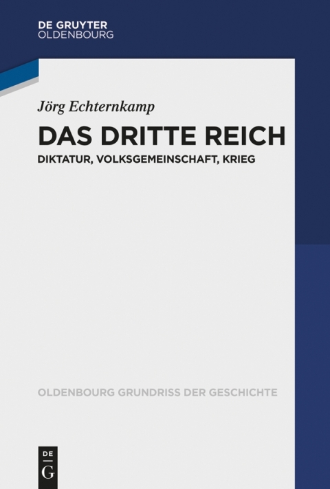 Cover image for book Das Dritte Reich