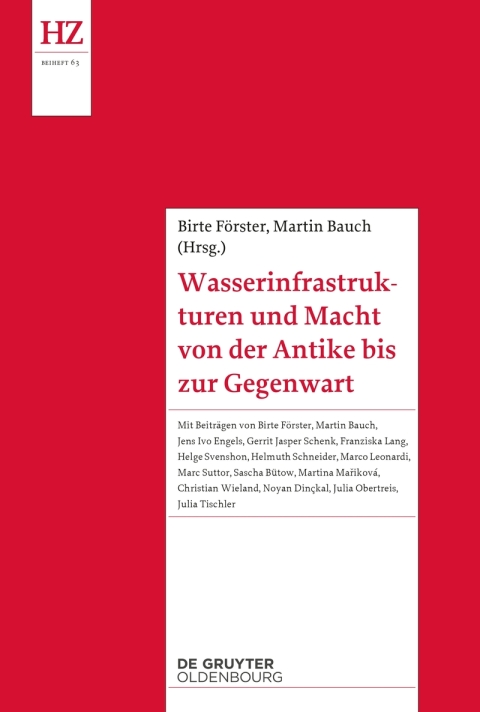 Cover image for book Wasserinfrastrukturen und Macht von der Antike bis zur Gegenwart