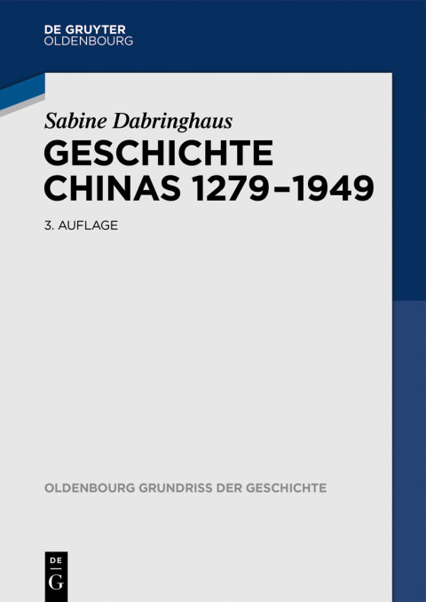 Cover image for book Geschichte Chinas 1279-1949