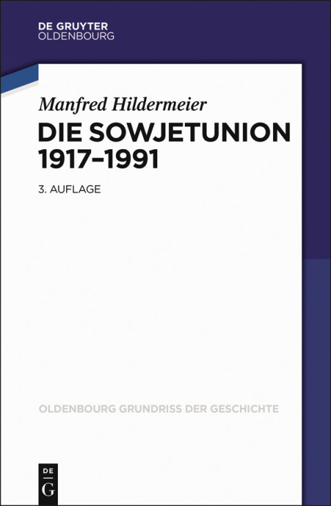 Cover image for book Die Sowjetunion 1917-1991