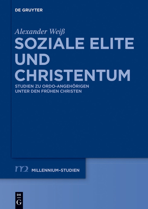 Cover image for book Soziale Elite und Christentum