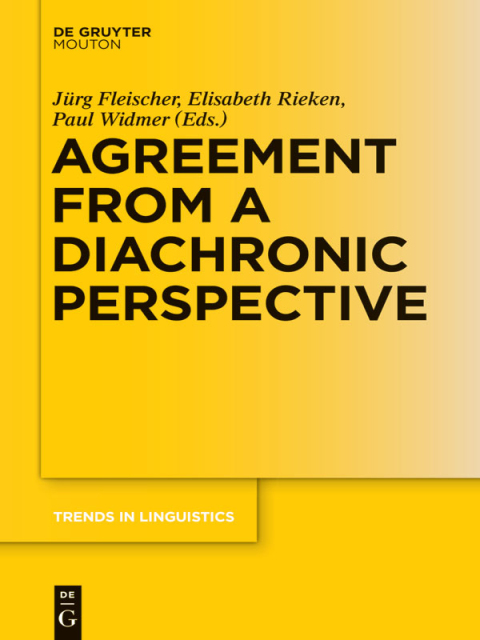 Cover image for book Agreement from a Diachronic Perspective