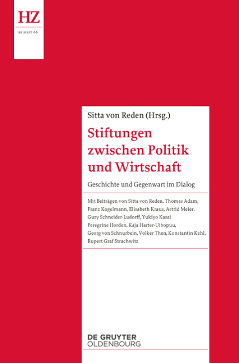 Cover image for book Stiftungen zwischen Politik und Wirtschaft