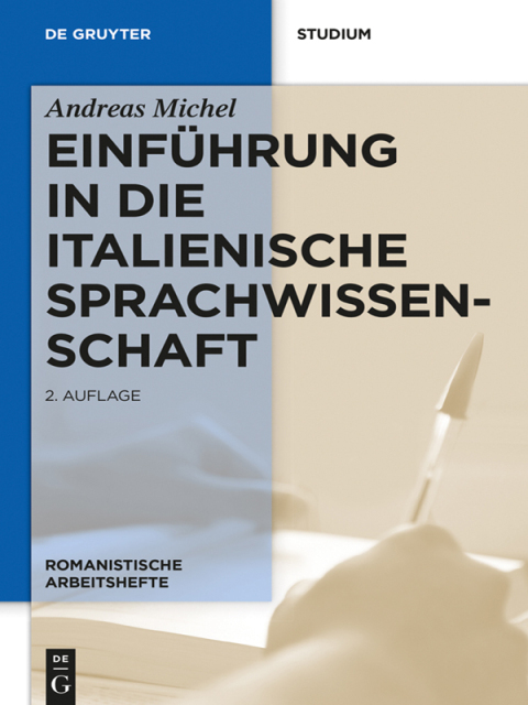 Cover image for book Einführung in die italienische Sprachwissenschaft