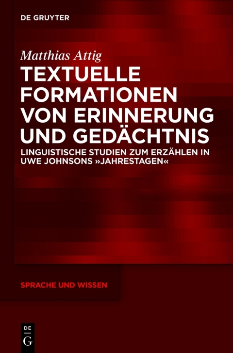 Cover image for book Textuelle Formationen von Erinnerung und Gedächtnis