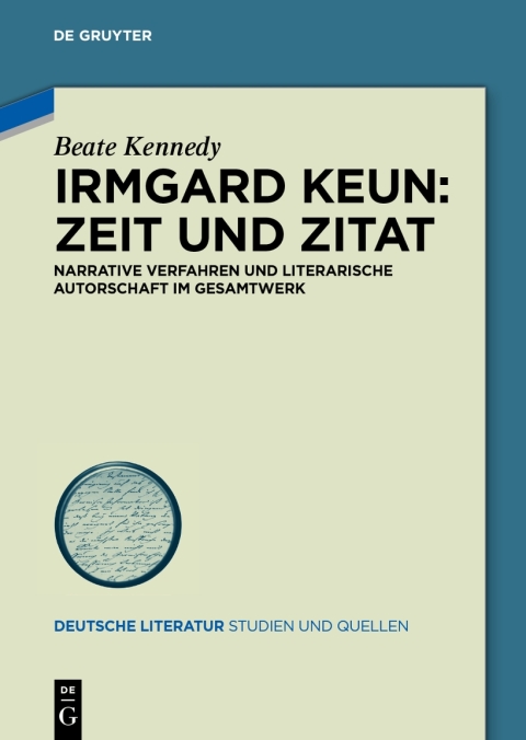 Cover image for book Irmgard Keun – Zeit und Zitat