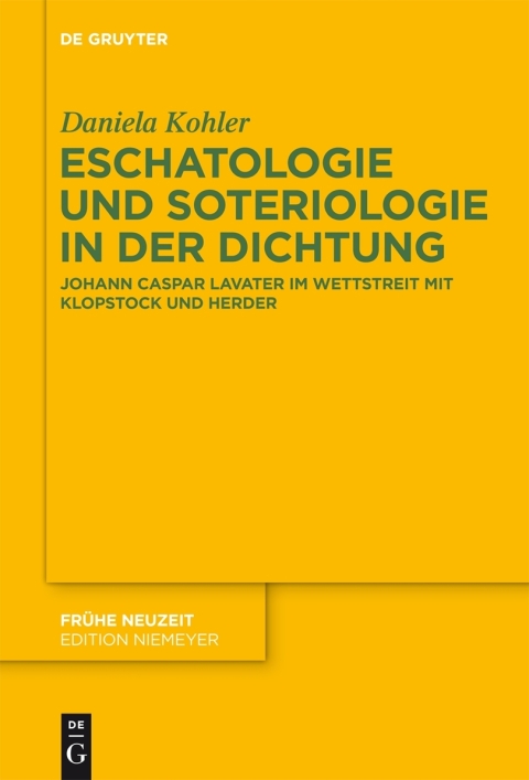 Cover image for book Eschatologie und Soteriologie in der Dichtung