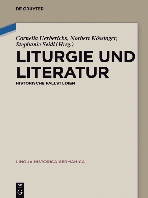 Cover image for book Liturgie und Literatur