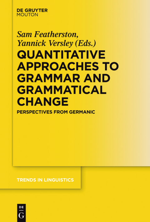 Cover image for book Quantitative Approaches to Grammar and Grammatical Change