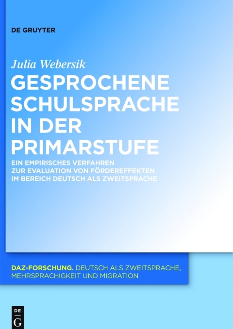 Cover image for book Gesprochene Schulsprache in der Primarstufe