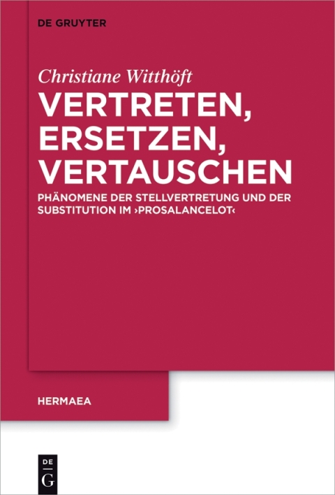 Cover image for book Vertreten, Ersetzen, Vertauschen