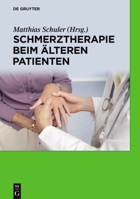 Cover image for book Schmerztherapie beim älteren Patienten