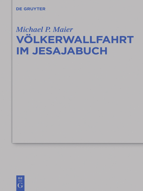 Cover image for book Völkerwallfahrt im Jesajabuch