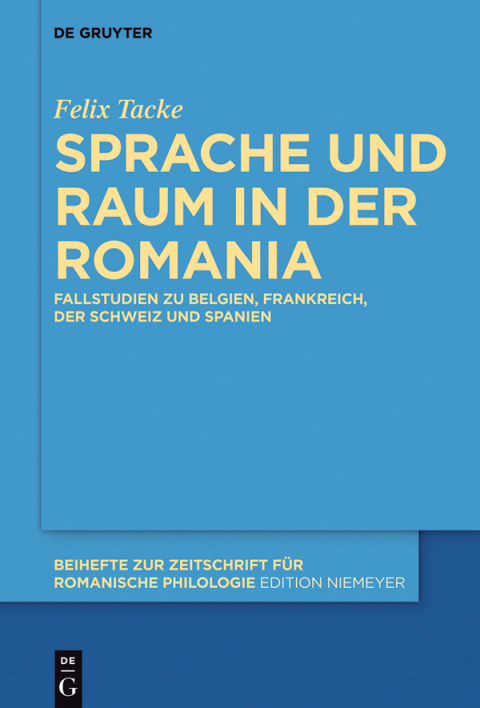 Cover image for book Sprache und Raum in der Romania