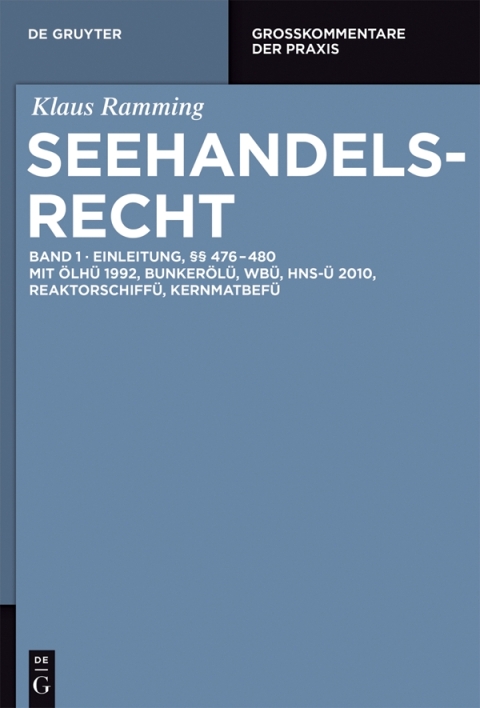 Cover image for book Einleitung; §§ 476 – 480