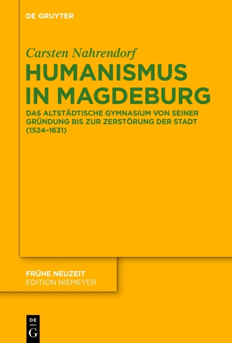 Cover image for book Humanismus in Magdeburg