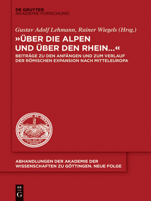 Cover image for book "Über die Alpen und über den Rhein..."