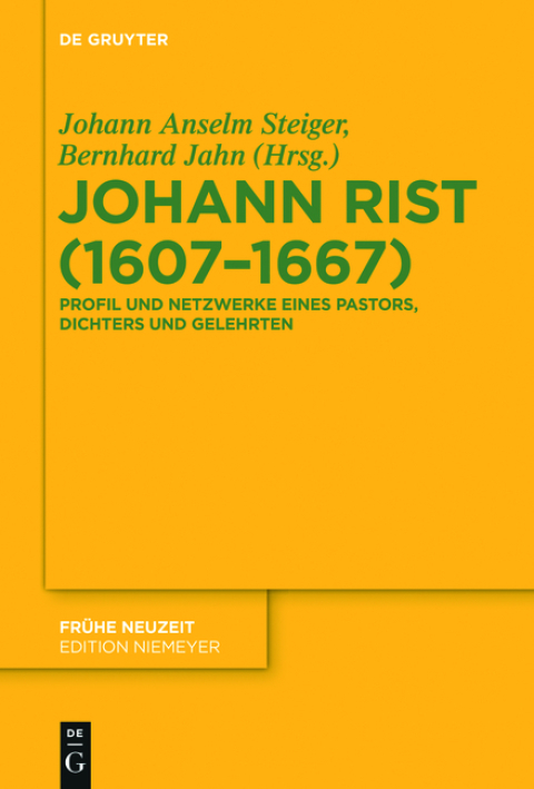Cover image for book Johann Rist (1607-1667)
