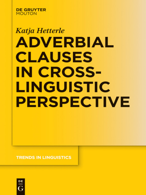 Cover image for book Adverbial Clauses in Cross-Linguistic Perspective