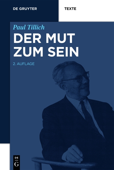 Cover image for book Der Mut zum Sein