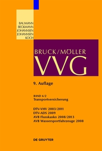 Cover image: Transportversicherung §§ 130-141 1st edition 9783110412376