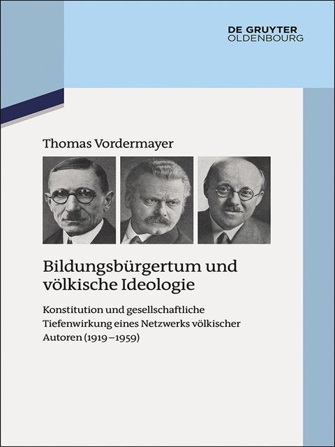 Cover image for book Bildungsbürgertum und völkische Ideologie
