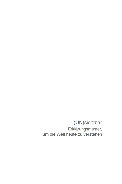 Cover image for book (UN)sichtbar