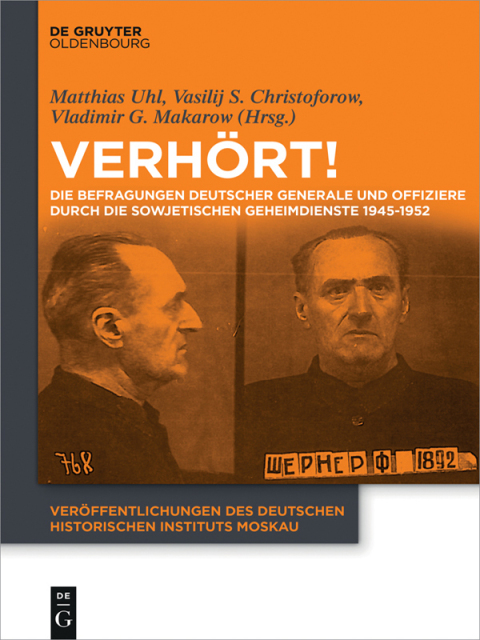 Cover image for book Verhört