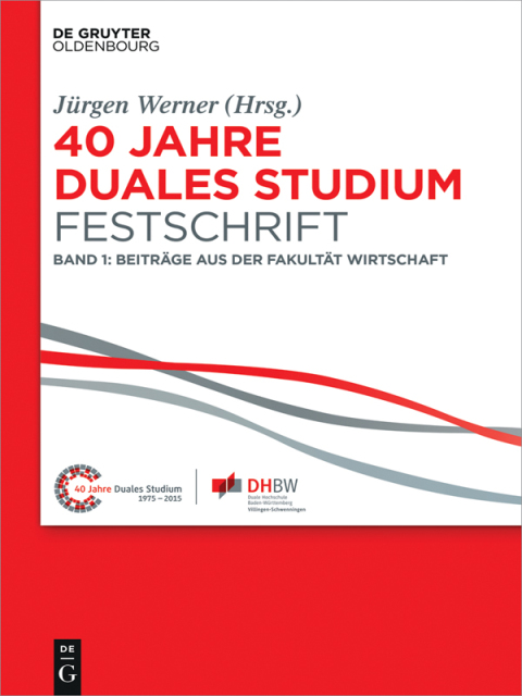 Cover image for book 40 Jahre Duales Studium. Festschrift