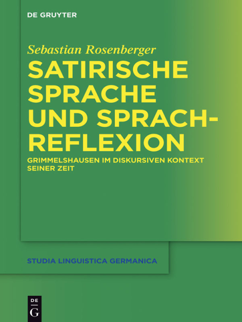 Cover image for book Satirische Sprache und Sprachreflexion