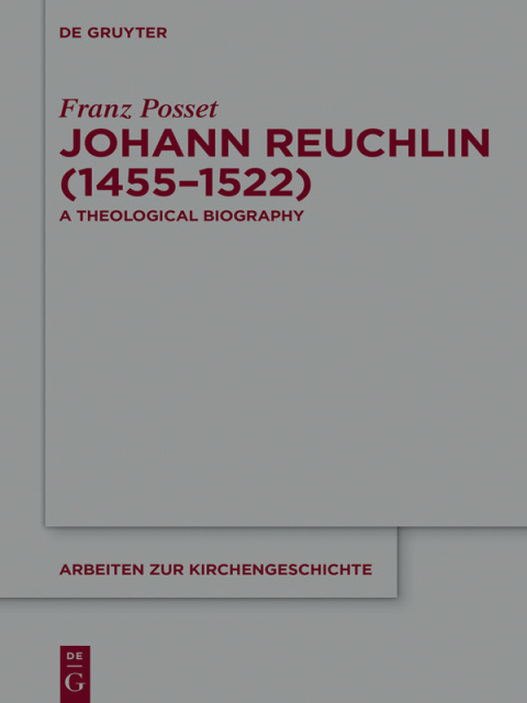 Cover image for book Johann Reuchlin (1455-1522)