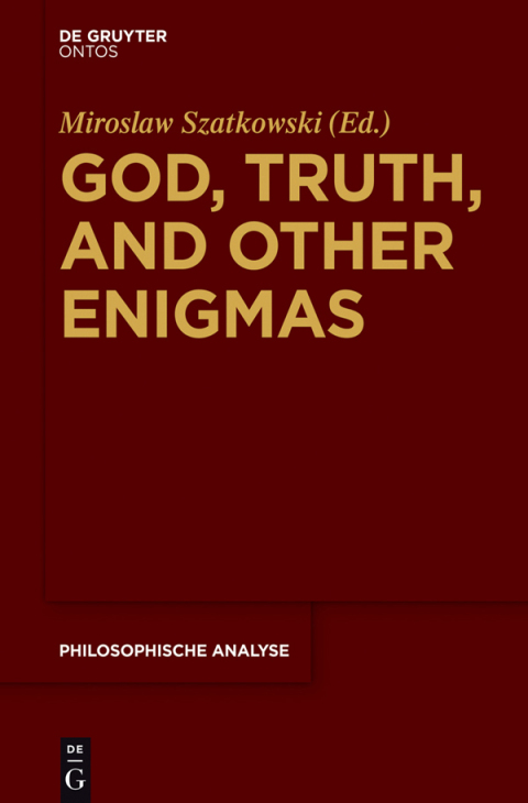 Cover image for book God, Truth, and other Enigmas