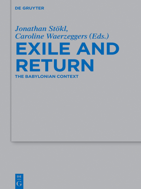 Cover image for book Exile and Return