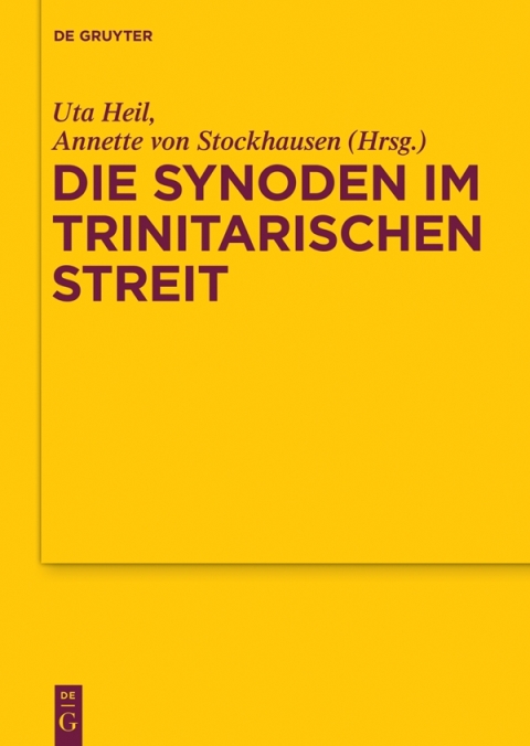 Cover image for book Die Synoden im trinitarischen Streit