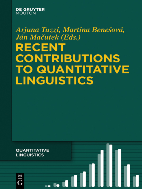 Cover image for book Recent Contributions to Quantitative Linguistics