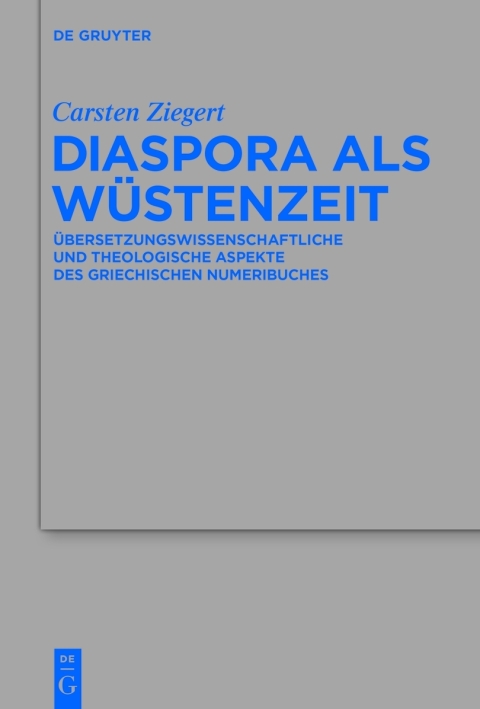 Cover image for book Diaspora als Wüstenzeit