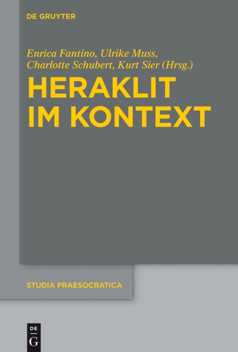 Cover image for book Heraklit im Kontext