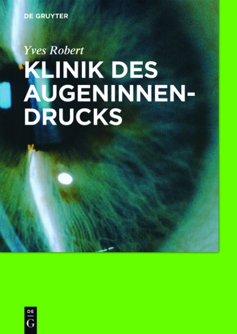 Cover image for book Klinik des Augeninnendrucks