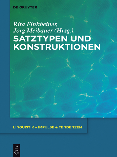 Cover image for book Satztypen und Konstruktionen