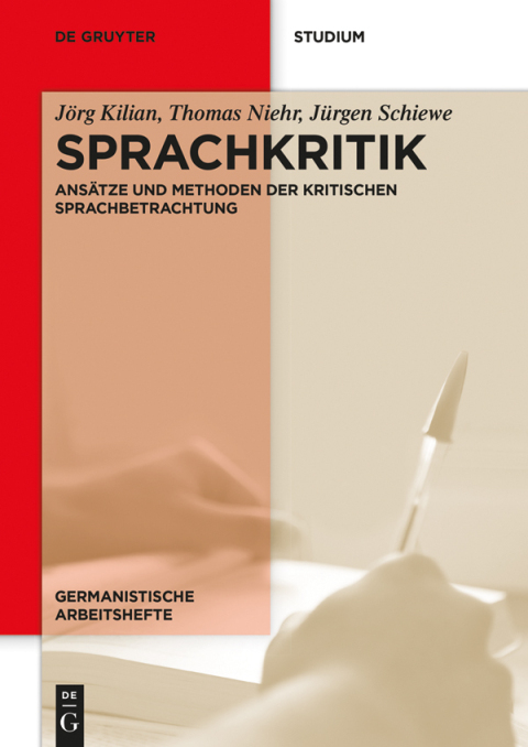 Cover image for book Sprachkritik