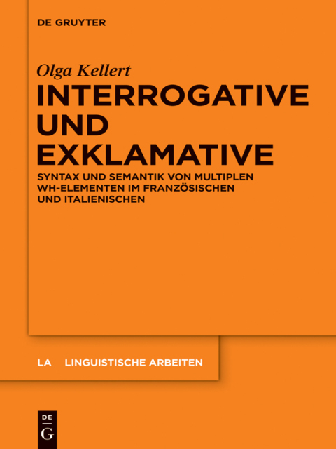 Cover image for book Interrogative und Exklamative