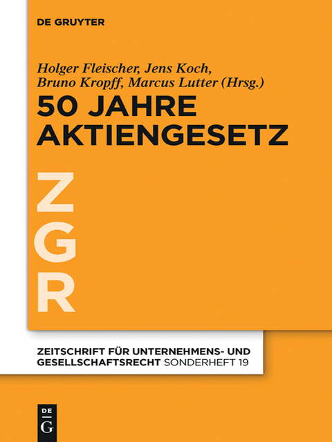 Cover image for book 50 Jahre Aktiengesetz