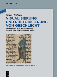 Cover image: Visualisierung und Rhetorisierung von Geschlecht 1st edition 9783110427073