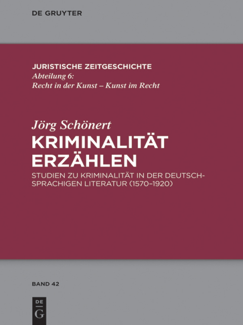 Cover image for book Kriminalität erzählen