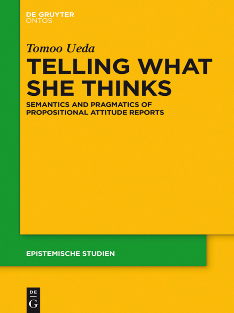 Cover image for book Telling What She Thinks