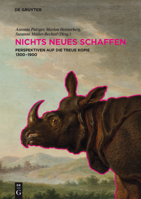 Cover image for book NICHTS NEUES SCHAFFEN