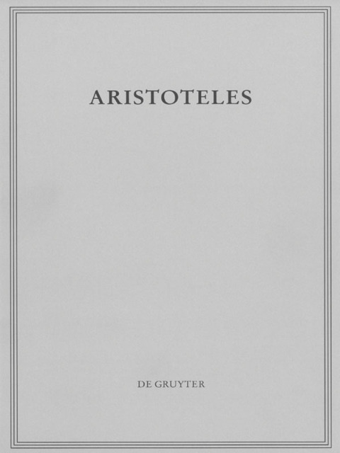 Cover image for book Analytica Priora Buch II