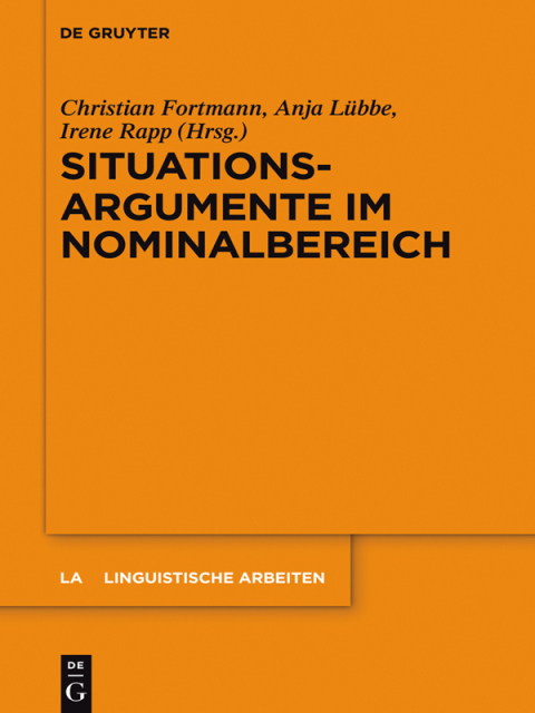 Cover image for book Situationsargumente im Nominalbereich