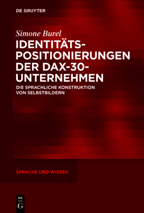 Cover image for book Identitätspositionierungen der DAX-30-Unternehmen